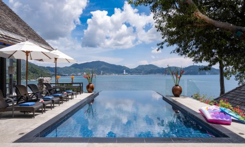 Вилла с 4 спальнями и с видом на море в проекте Самсара, район Камала 