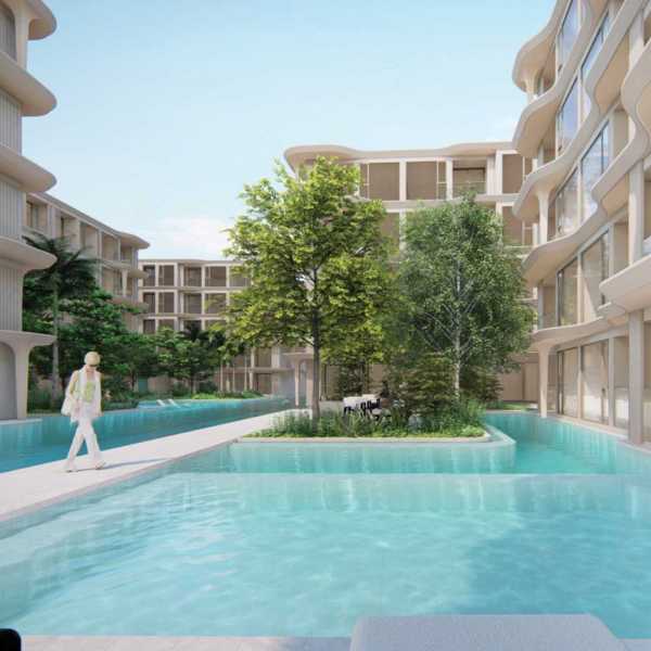 Апартаменты студия и с видом на сад, недалеко от моря в проекте Бельвю Бичфронт, район Бангтао/Лагуна - photo 13