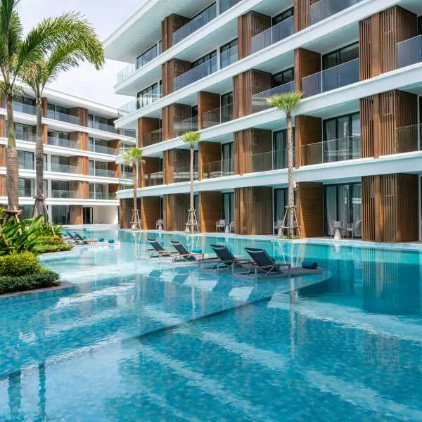 Элегантный номер Premier с видом на бассейн в Kora Beach Resort - photo 18