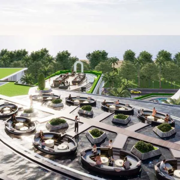 Элегантный номер Premier с видом на бассейн в Kora Beach Resort - photo 30